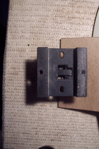 The forward awning support bracket after I fixed it.