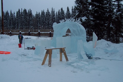 100_4268 Work being done on one of the incidental pieces...