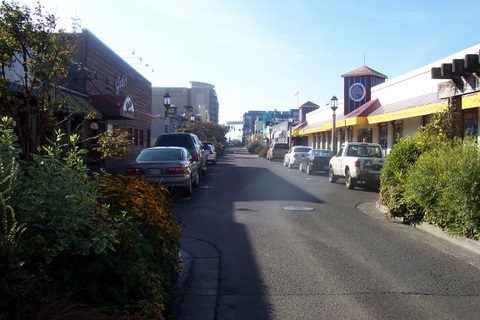 Seasides main drag & tourist draw.