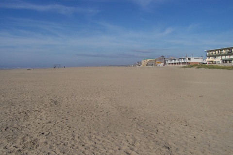 Deserted beach.