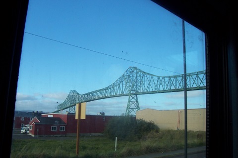 Here's a pretty good shot of the bridge. It's really impressive. Either from the ground or while traveling over it.