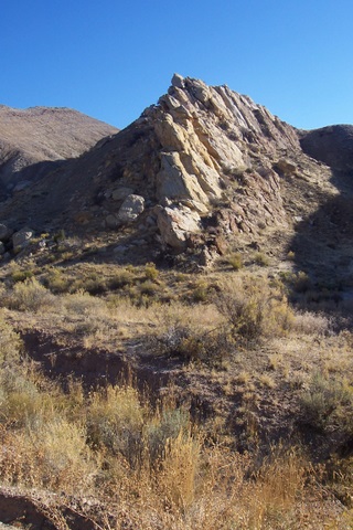 Local strata showing it's age.