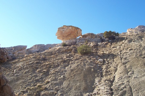 Balancing rock.