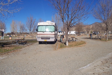 Parked at the UTE Indian reservation casino RV Park.