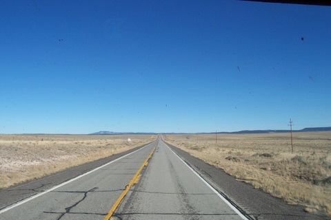 Here's what most of the trip looked like. No one in site. Suits me fine.