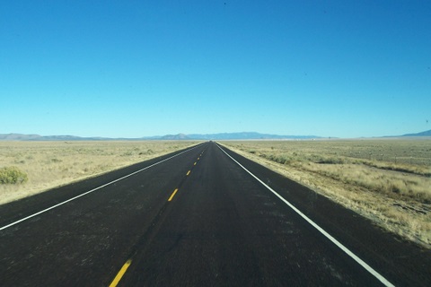 Oooo, new blacktop. Quiets the trip, smooths it out. Loverly.
