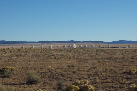 This is as close as you can get from the highway. You can take a tour if you want, but I wasn't that interested. I've seen hundreds of pictures in articles about the VLA so feel I know all there is to know.