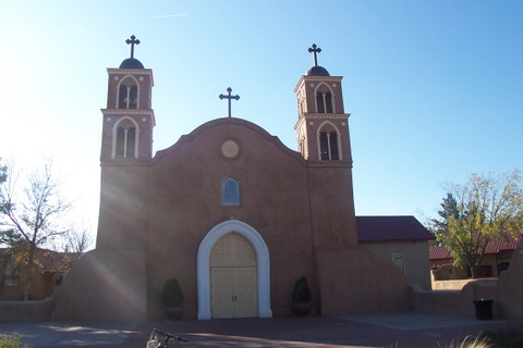 The old church. Built the first time in the 1500's.