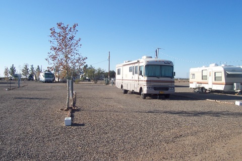 At the LoW RV Park in Deming, NM
