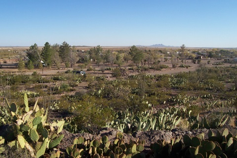 Where the army staged for the counter attack.