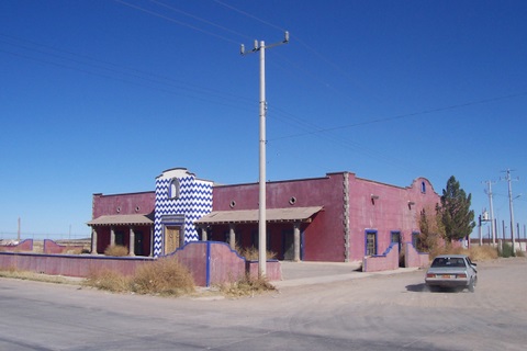 An interesting building a block off the main street in 