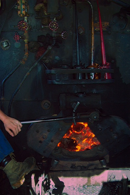 And the fire needed to get this beast moving.