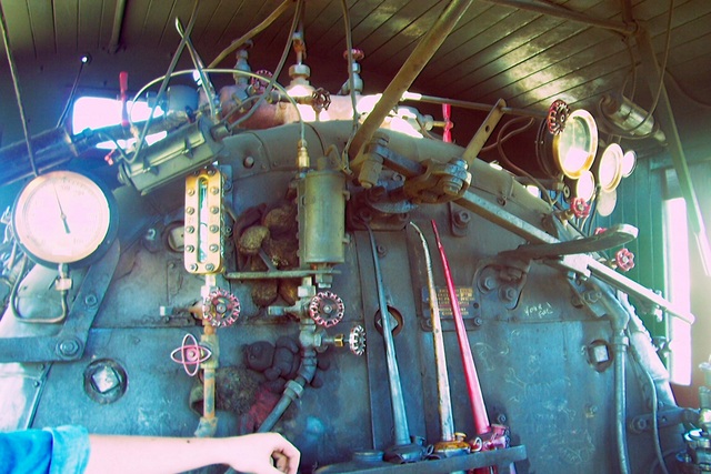 The engine room.