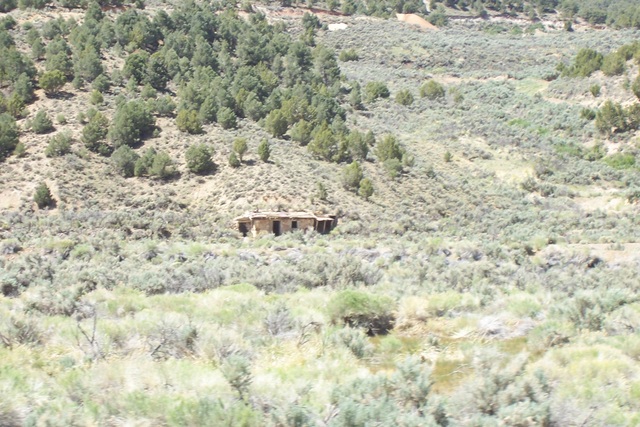 An abandoned homestead.